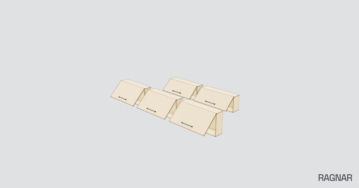 Three boxes