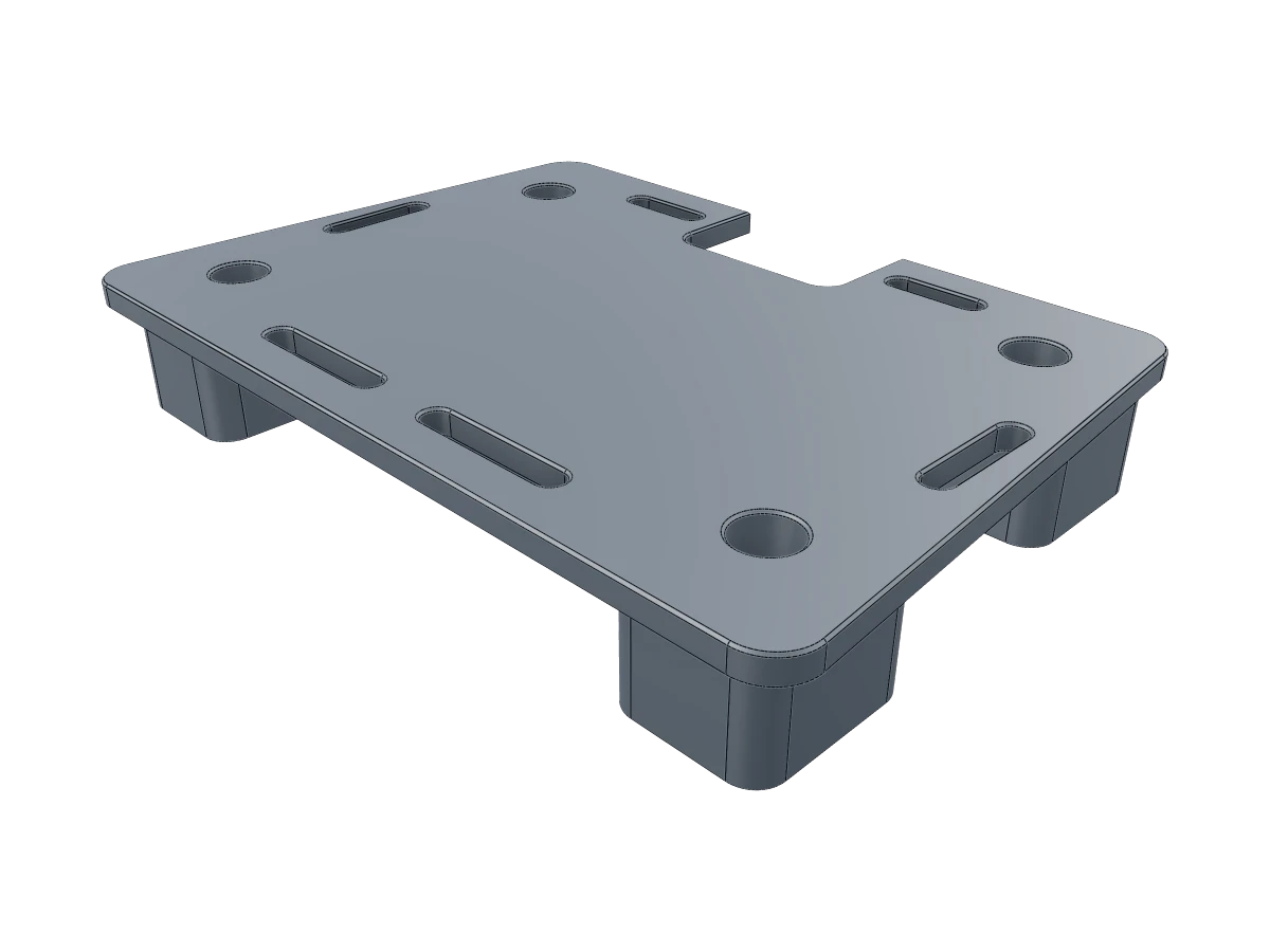 Flat Slotted Dash Mount