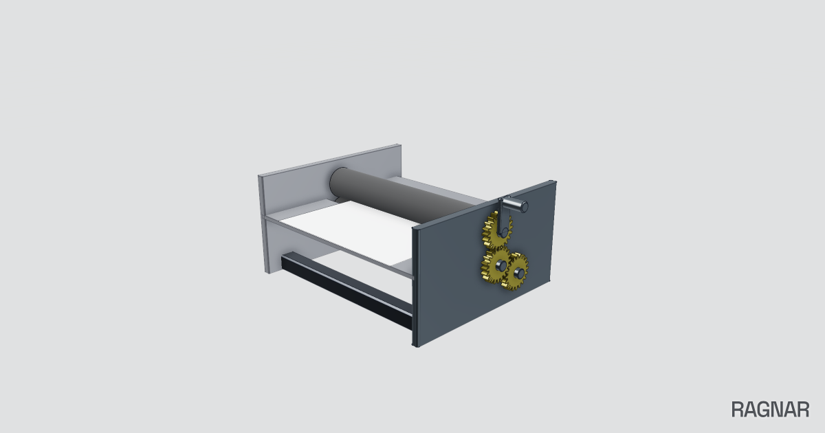 Paper fold mechanism