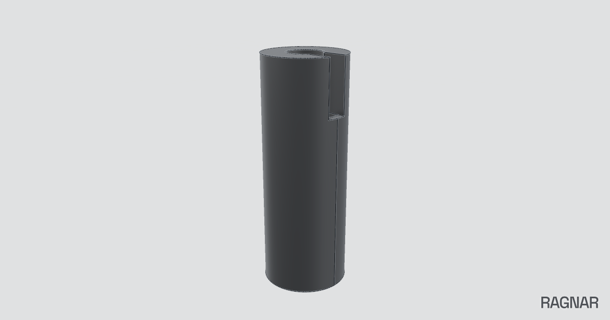 Cylindrical Wheel Bracket