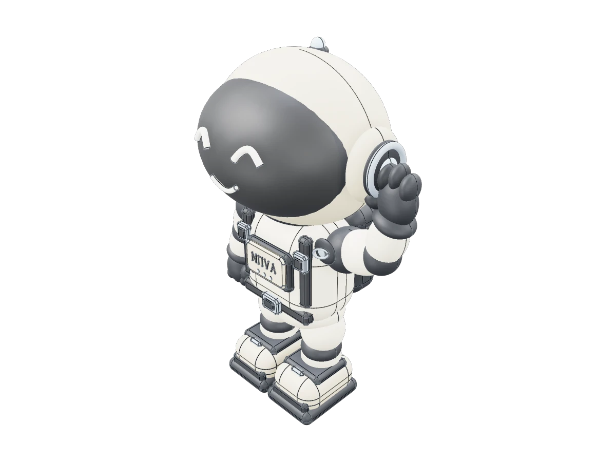 Chibi Astronaut Mascot