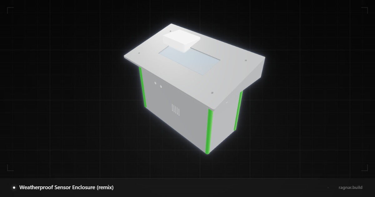 Weatherproof Sensor Enclosure (remix)