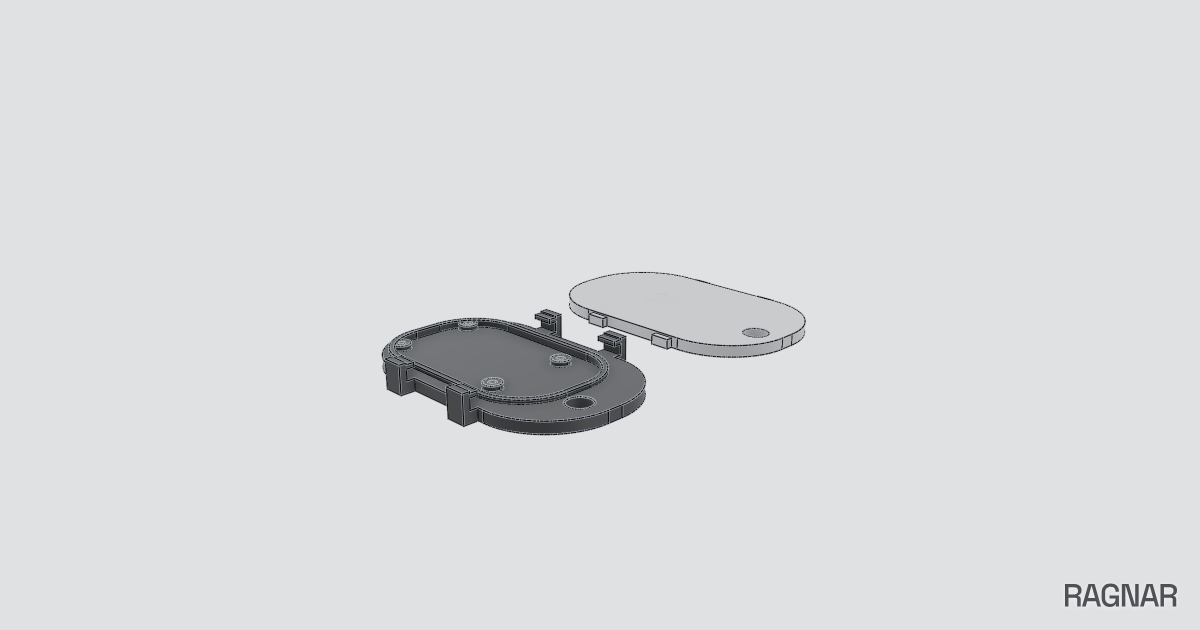 Compact snap-fit enclosure