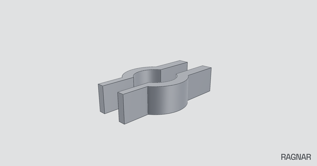Bracket top view