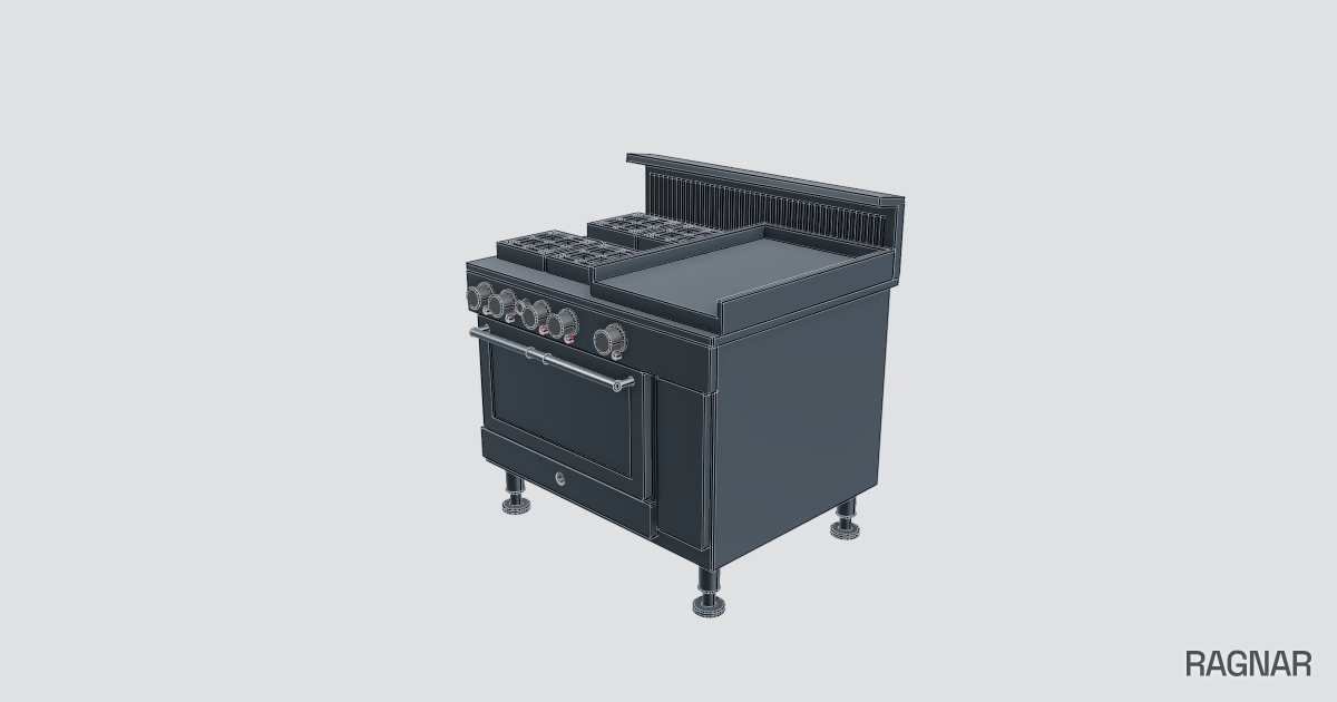 Industrial Gas Range