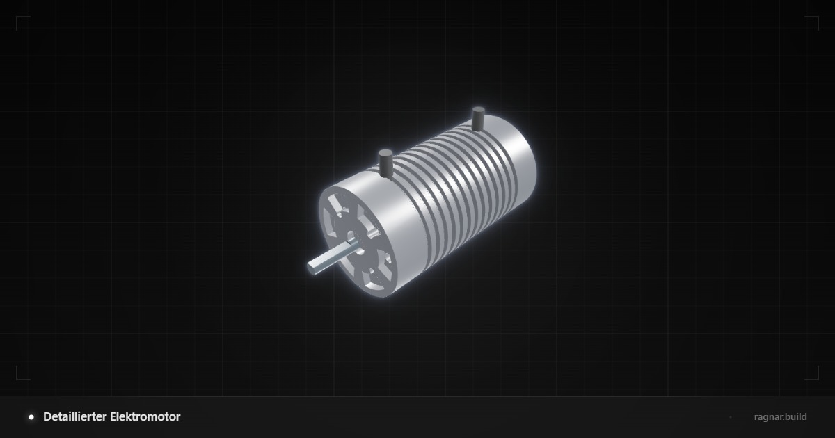 Detaillierter Elektromotor