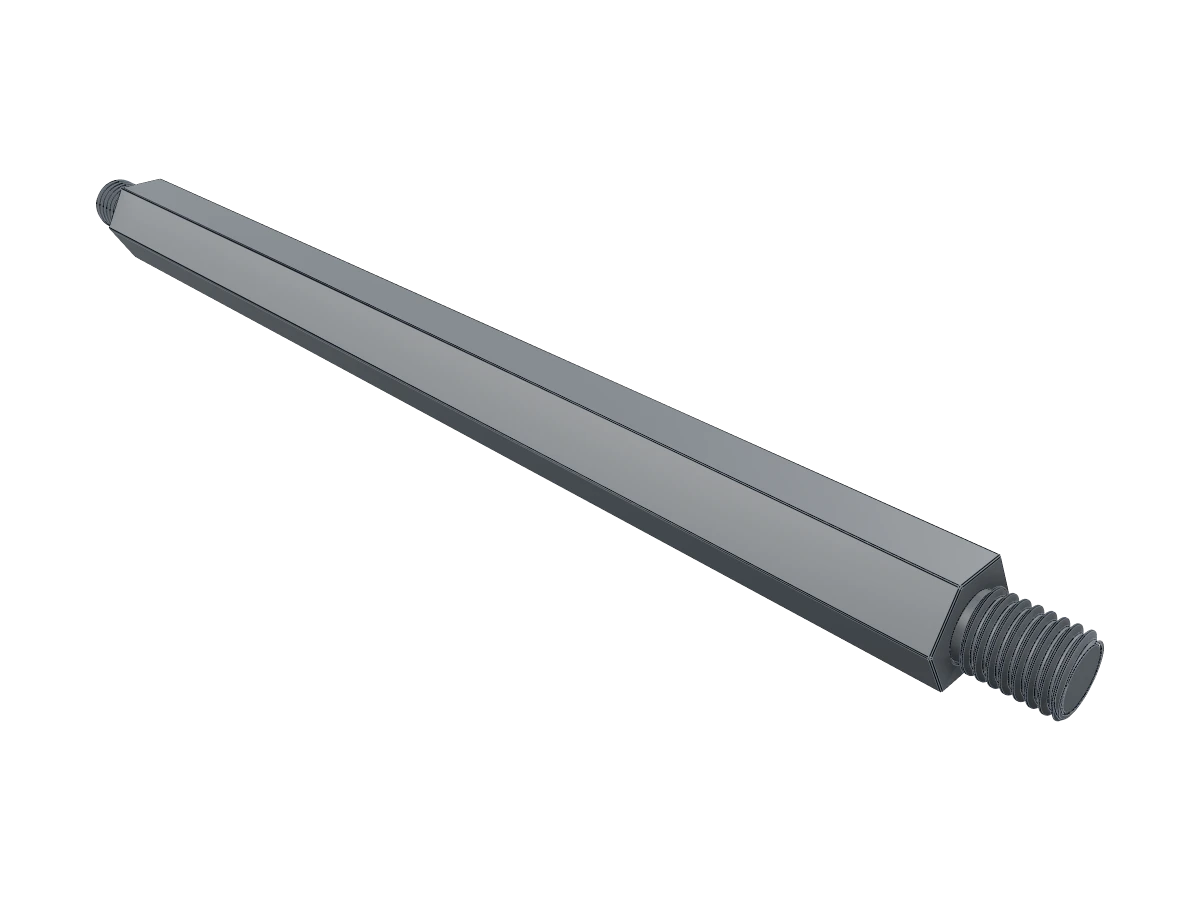 Threaded Hexagonal Shaft