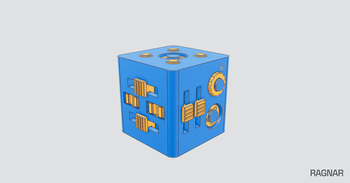 Multi-Feature Fidget Toy