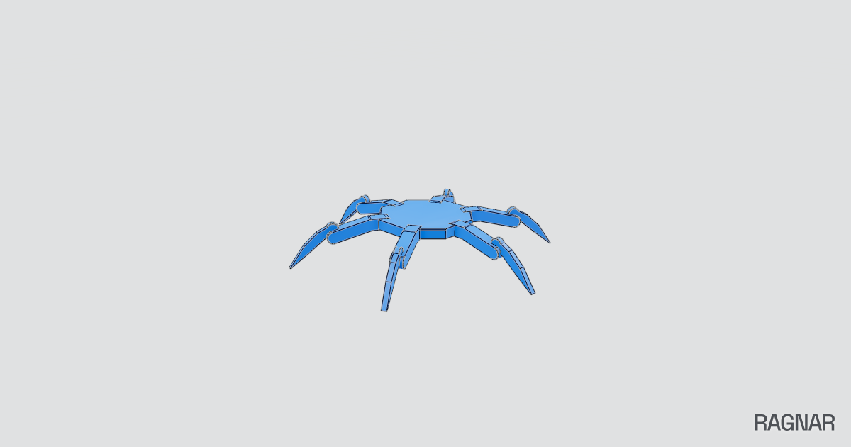 Hexapod robot model