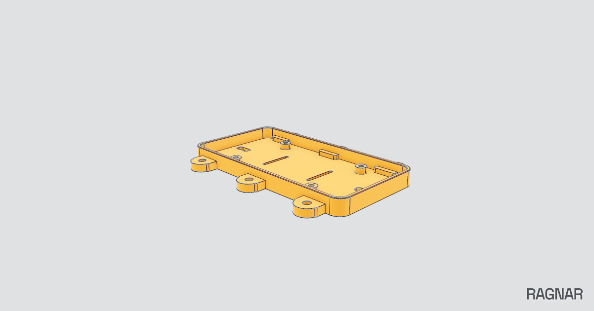 Hexapod robot base