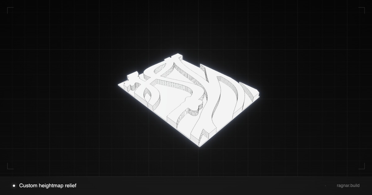 Topographic Relief Panel