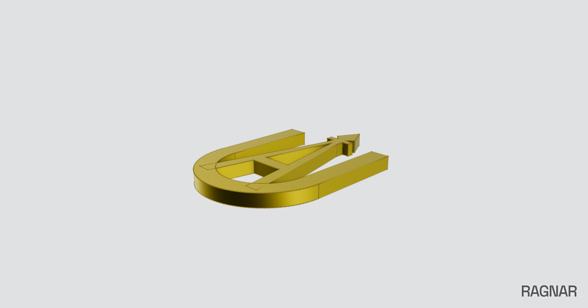 Letter UA Trident