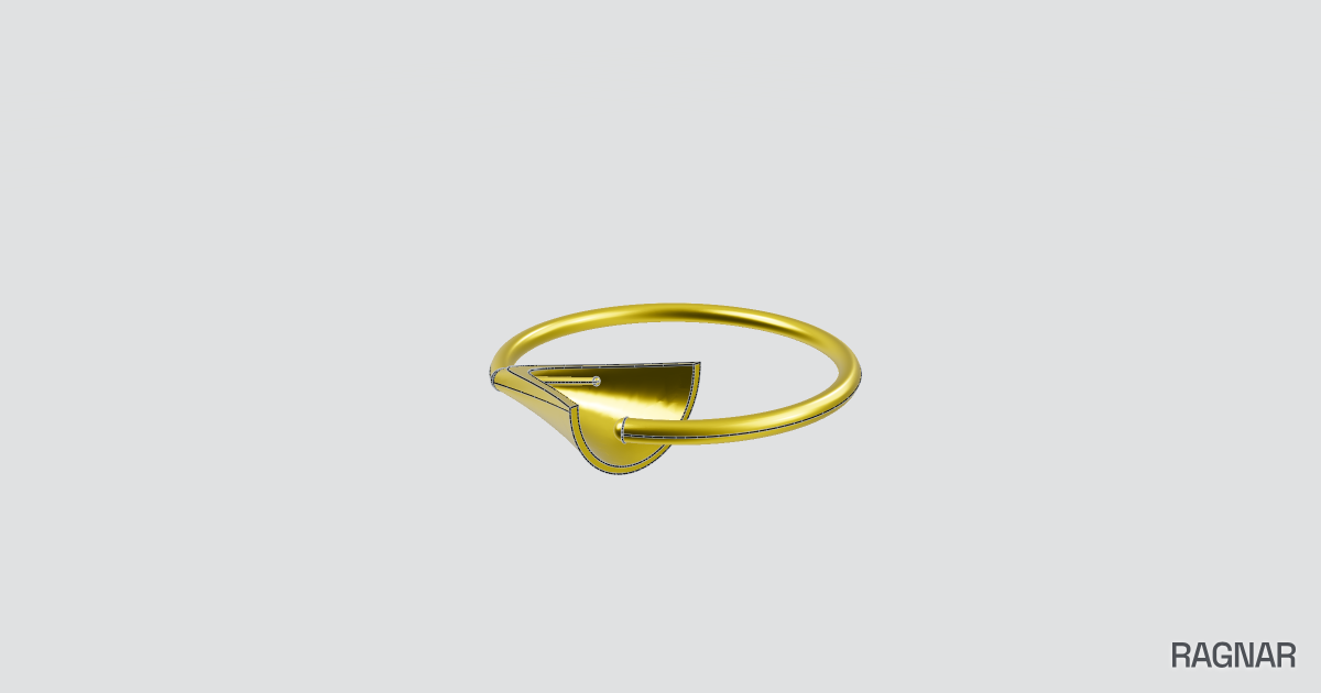 Calla flower cuff