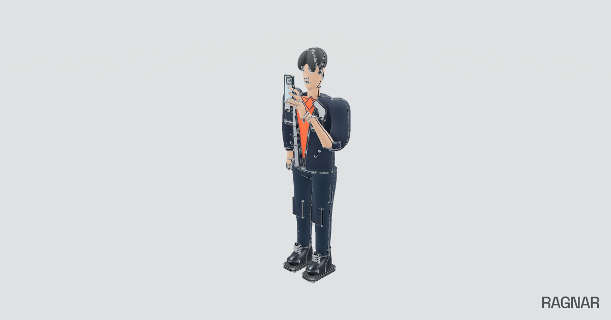 Detailed human character
