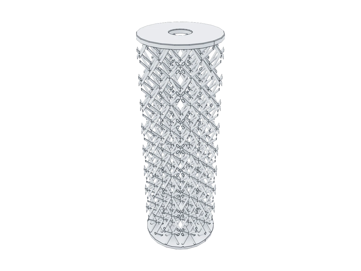 Cylinder Lattice Matrix