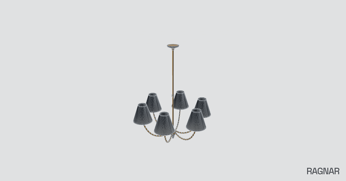 Antique Brass Chandelier