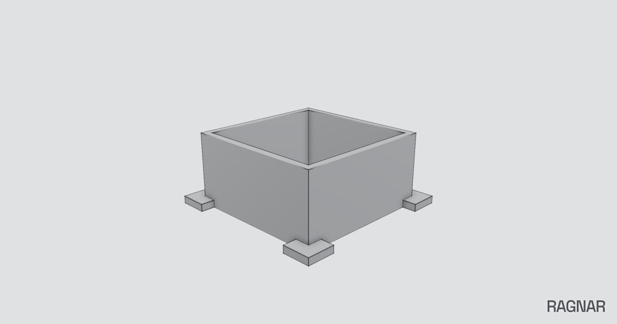 Cleaned surface model