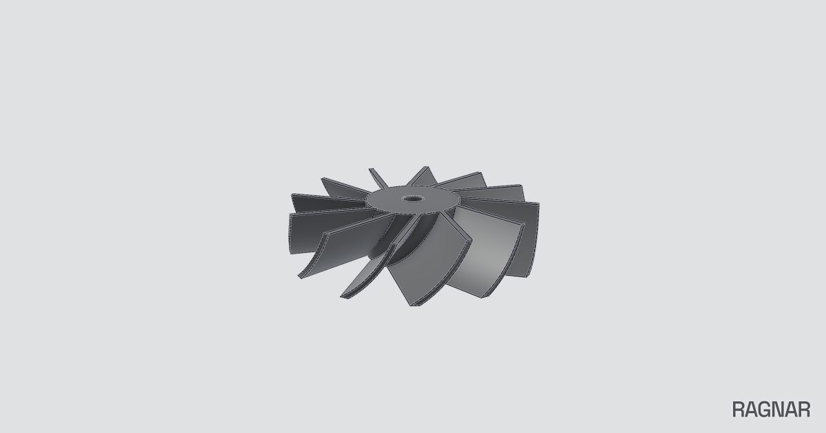 12-Blade Fan Propeller