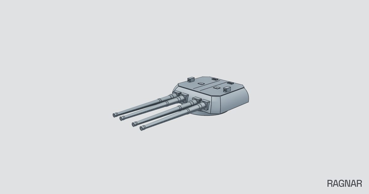 Four-Barrel Naval Battery