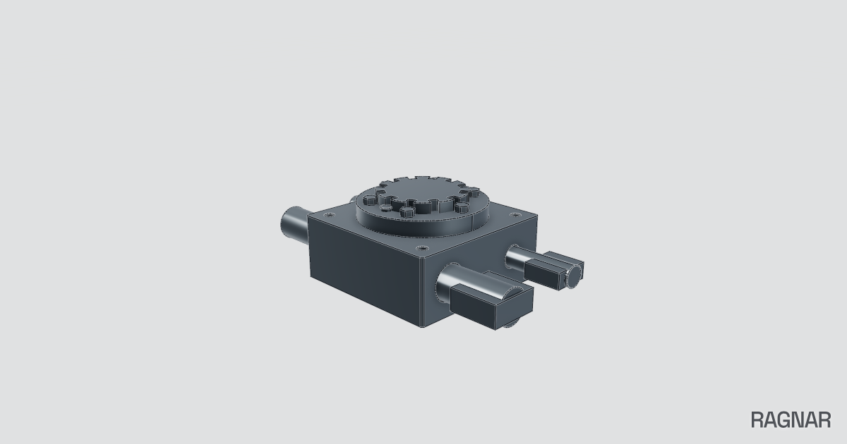 Round rack pinion
