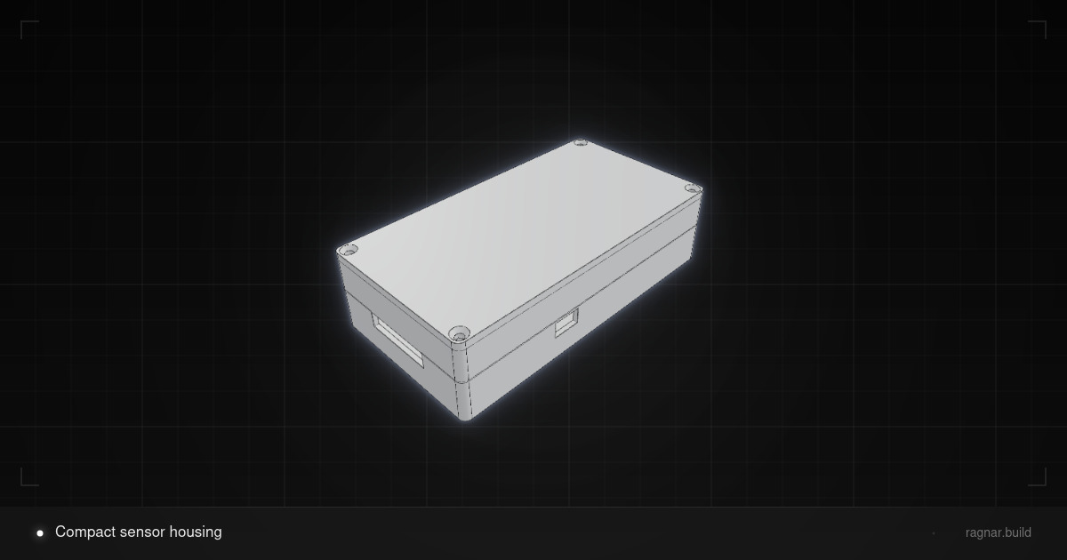 Compact sensor housing