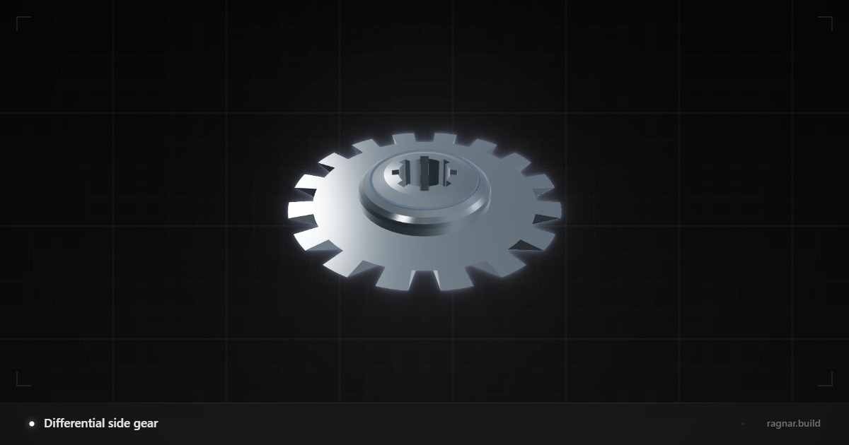 Differential side gear