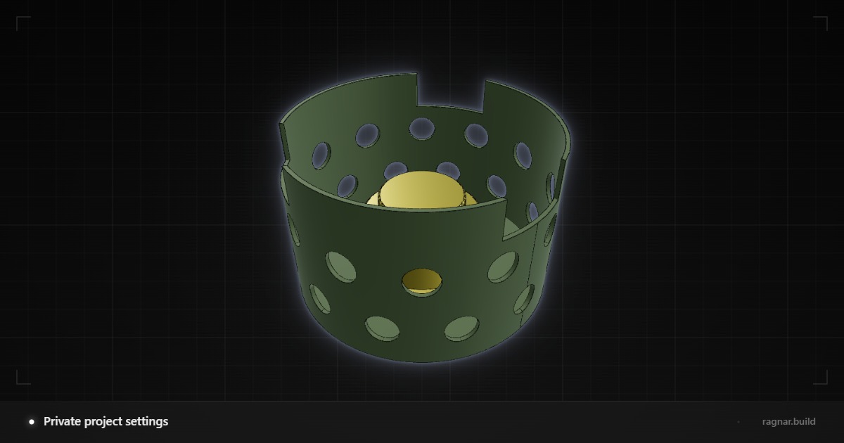 Private project settings