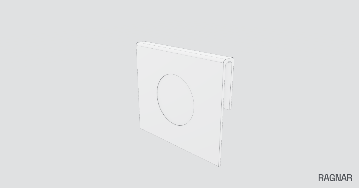 Hanging tablet mount