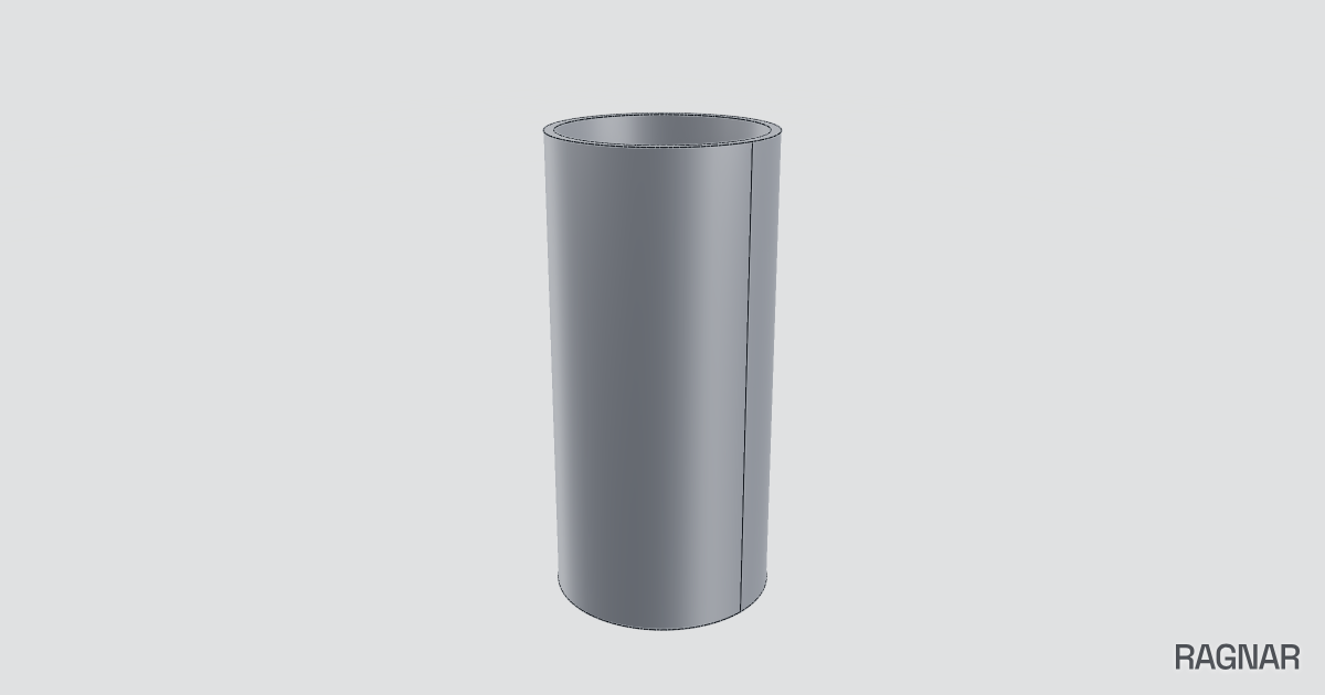 Custom plastic pipe