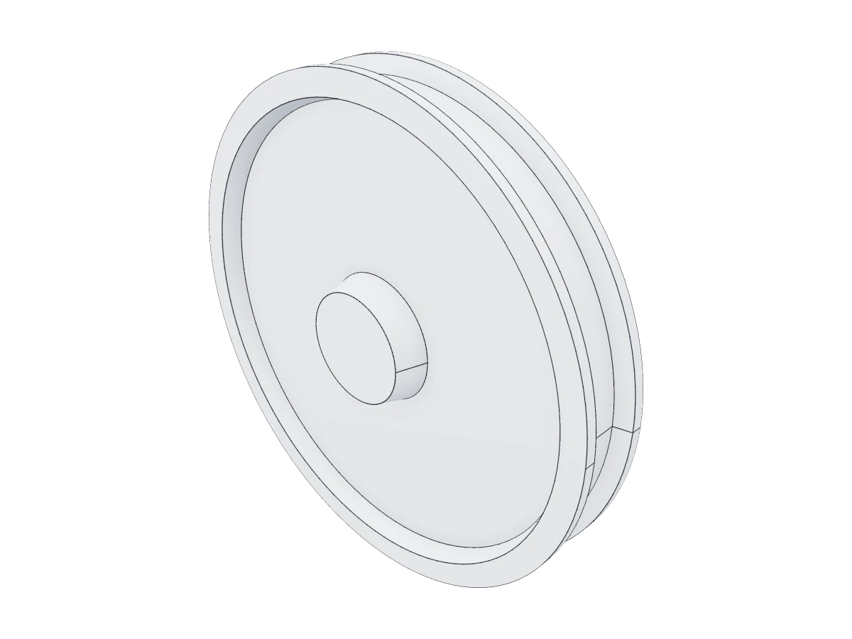Grooved Machined Pulley