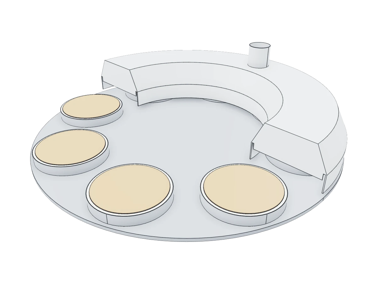 Continuous Injera Baking Machine