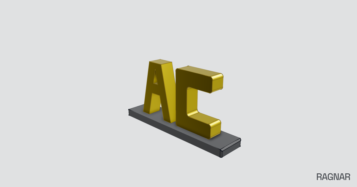 Logo inicjały AC