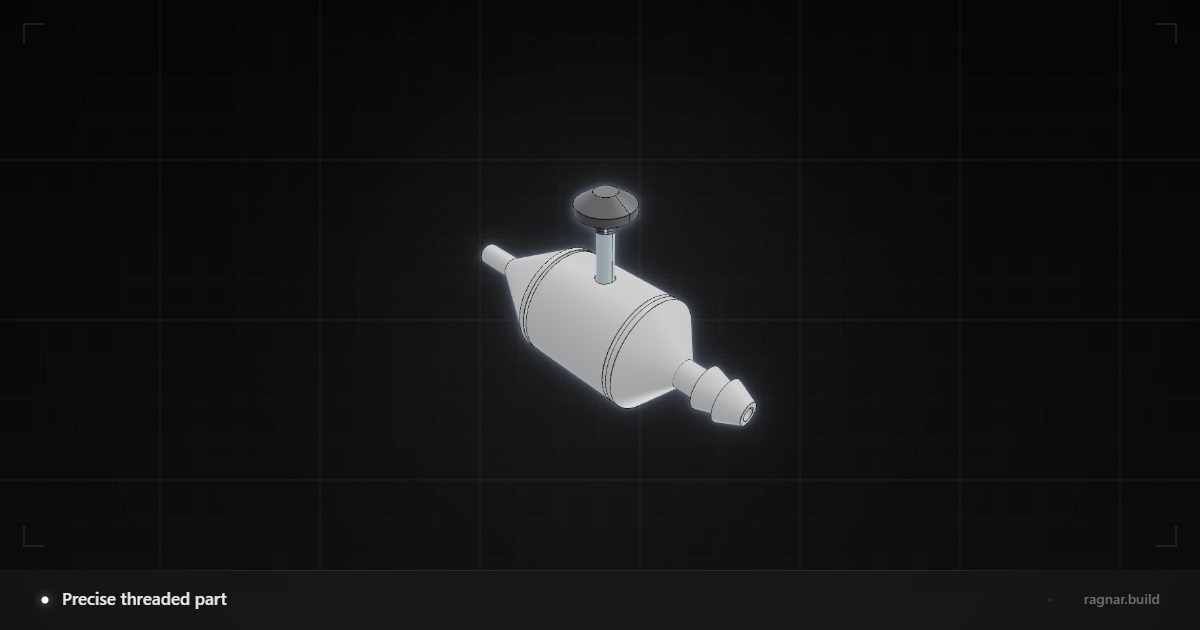 Precise threaded part