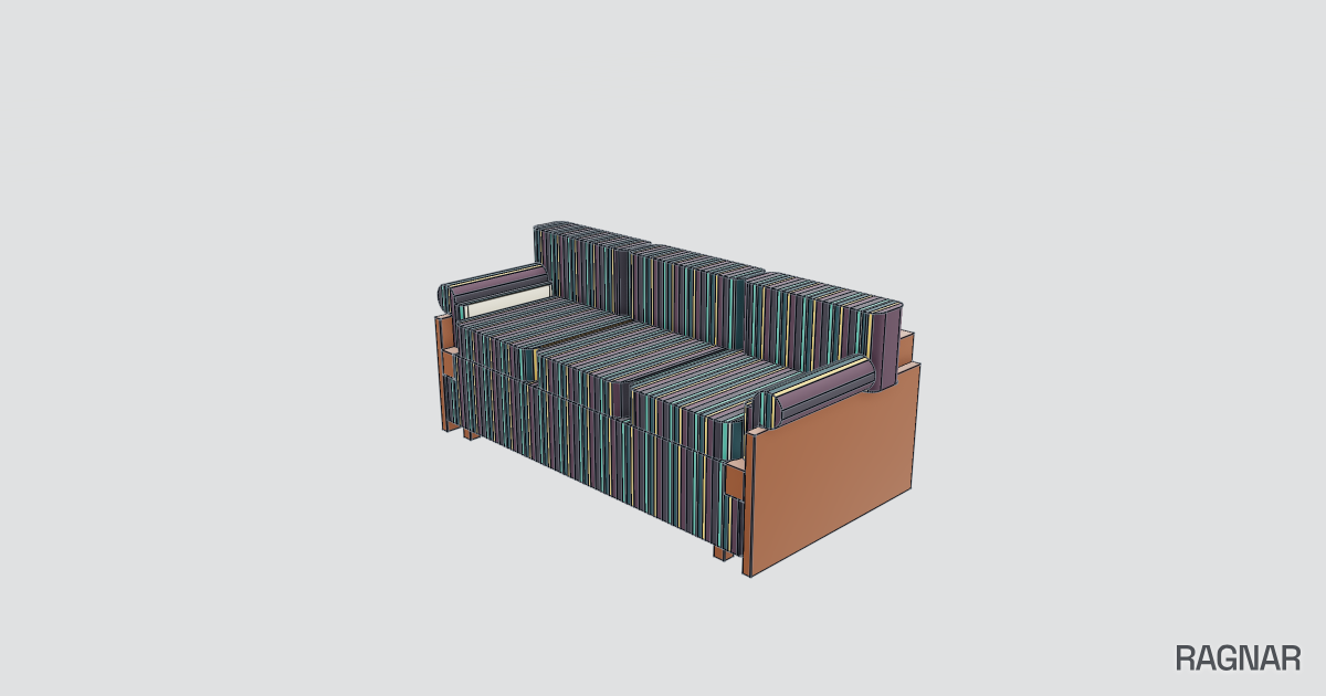 Custom sofa model