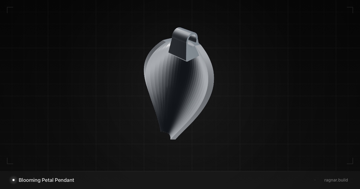 Blooming Petal Pendant