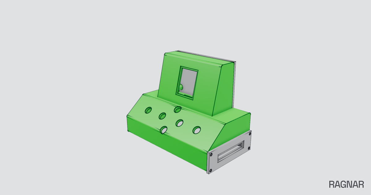 Retrofuturistic Controller Case