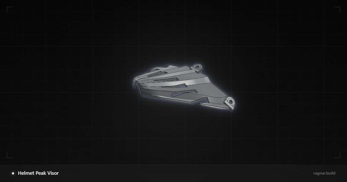 Helmet Peak Visor