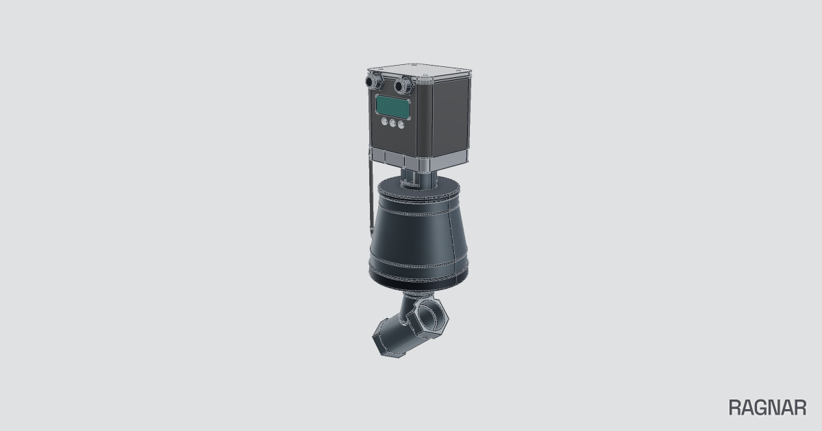 Angle seat valve