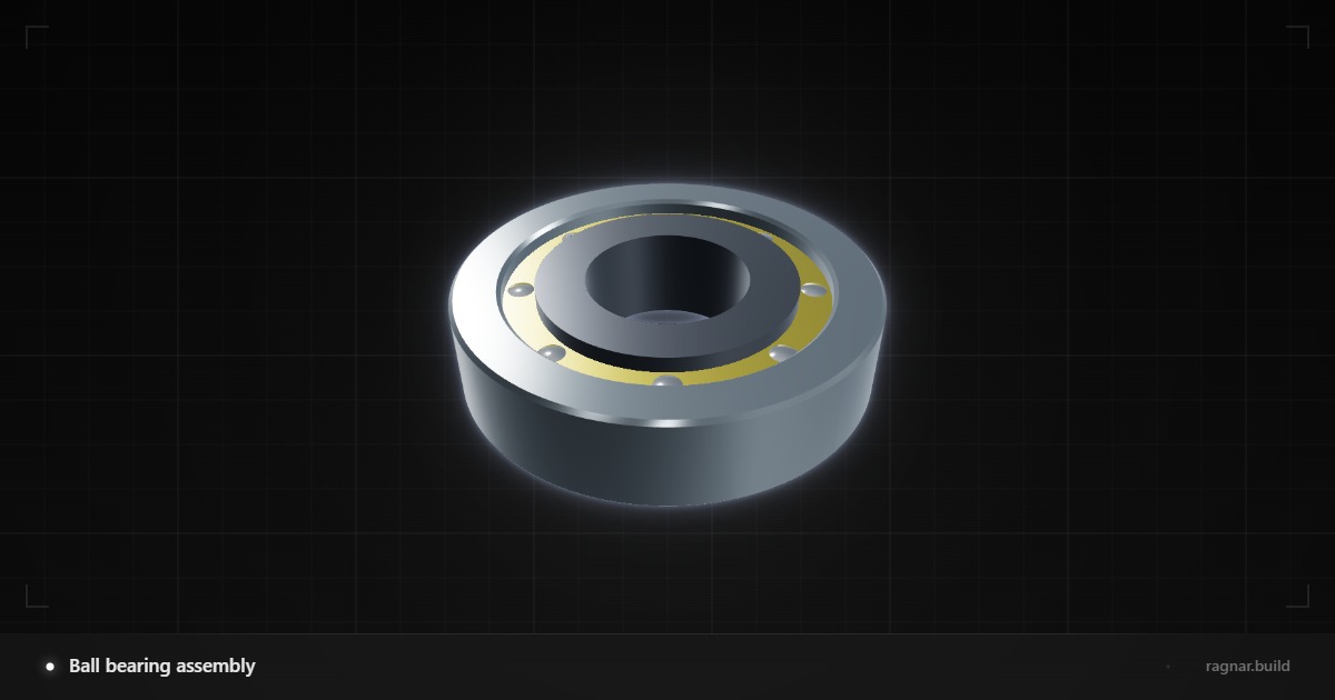 Ball bearing assembly
