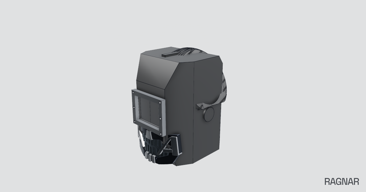 Cyberpunk Oni Helmet