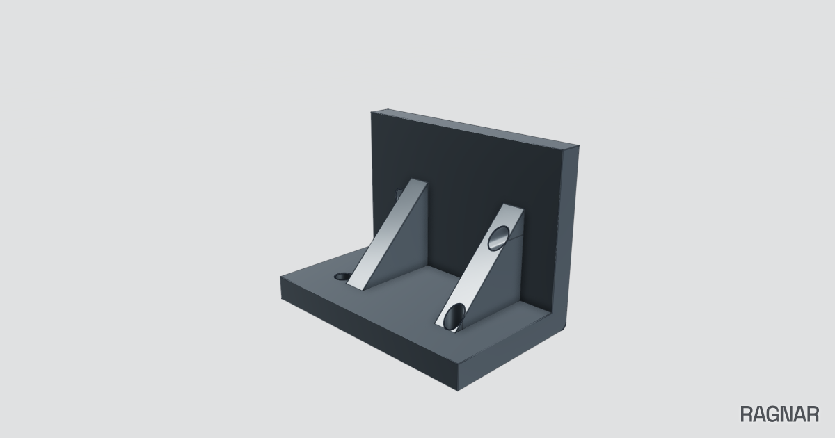 L-shaped bracket