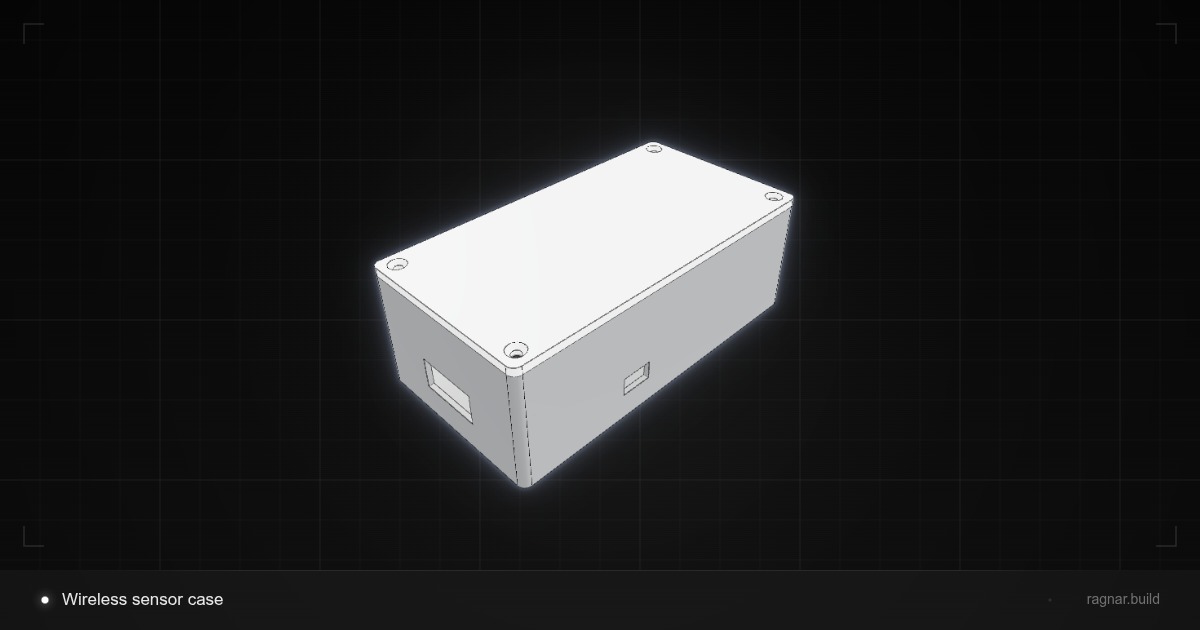 Wireless sensor case