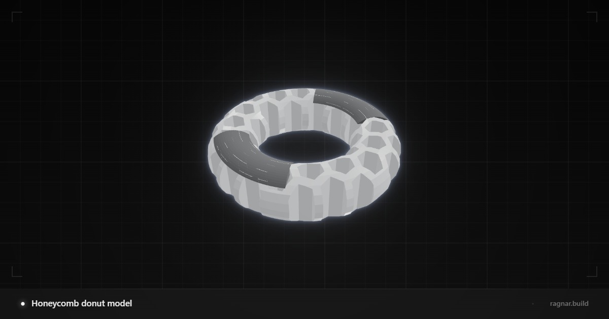 Honeycomb donut model