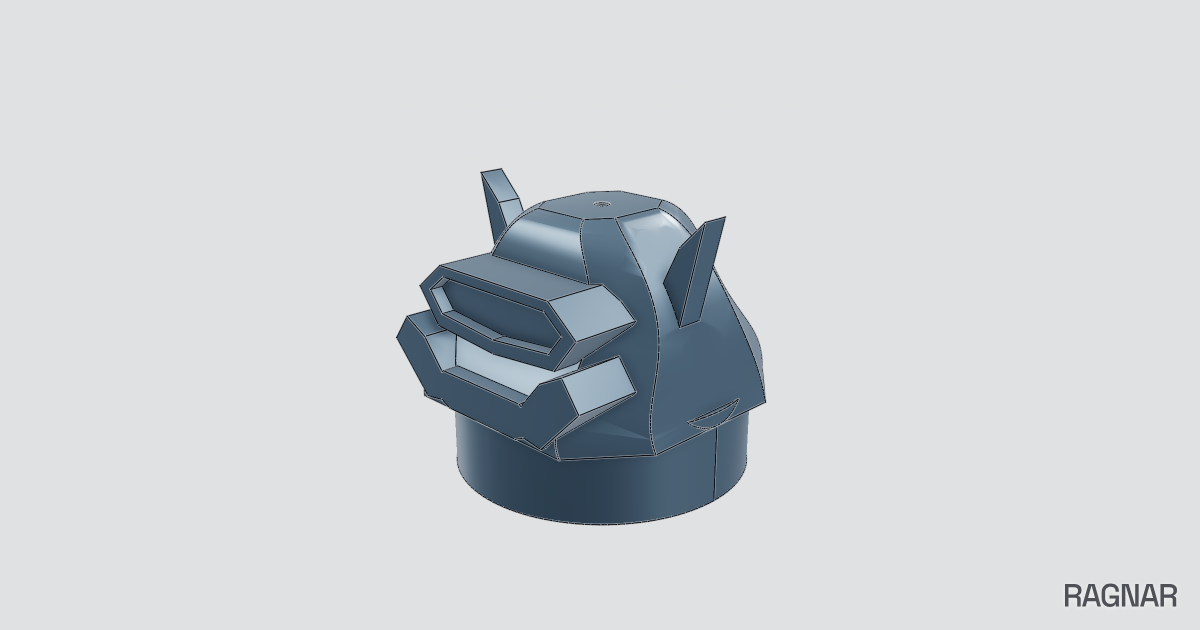 Futuristic Mech Head