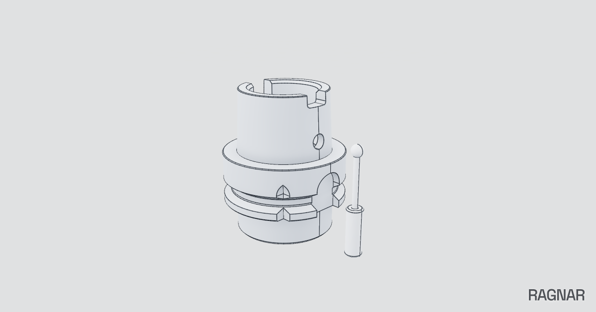 HSK A63 Tool Holder and Probe | Ragnar Gallery