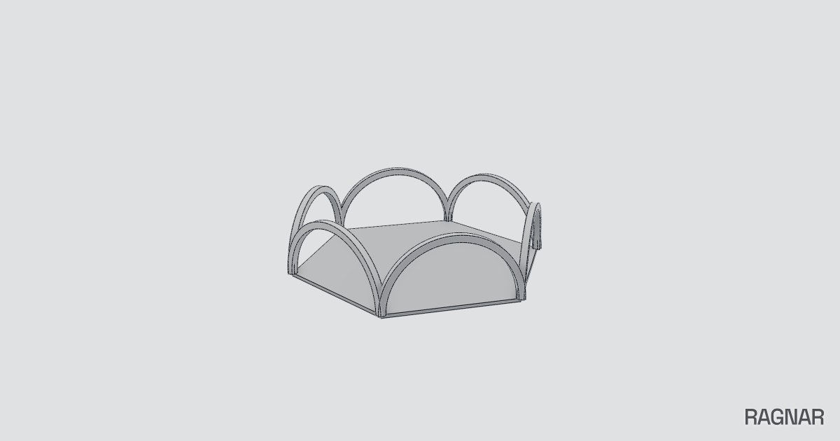 Hexagonal arch structure