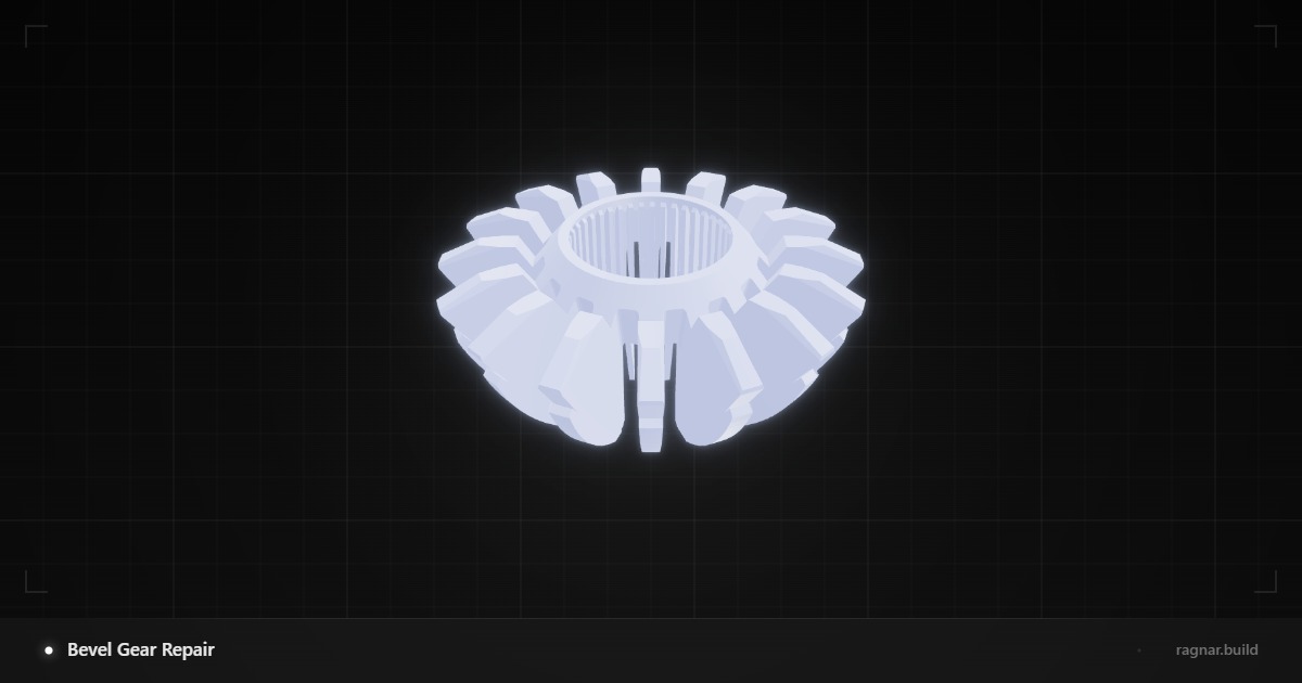 Bevel Gear Repair