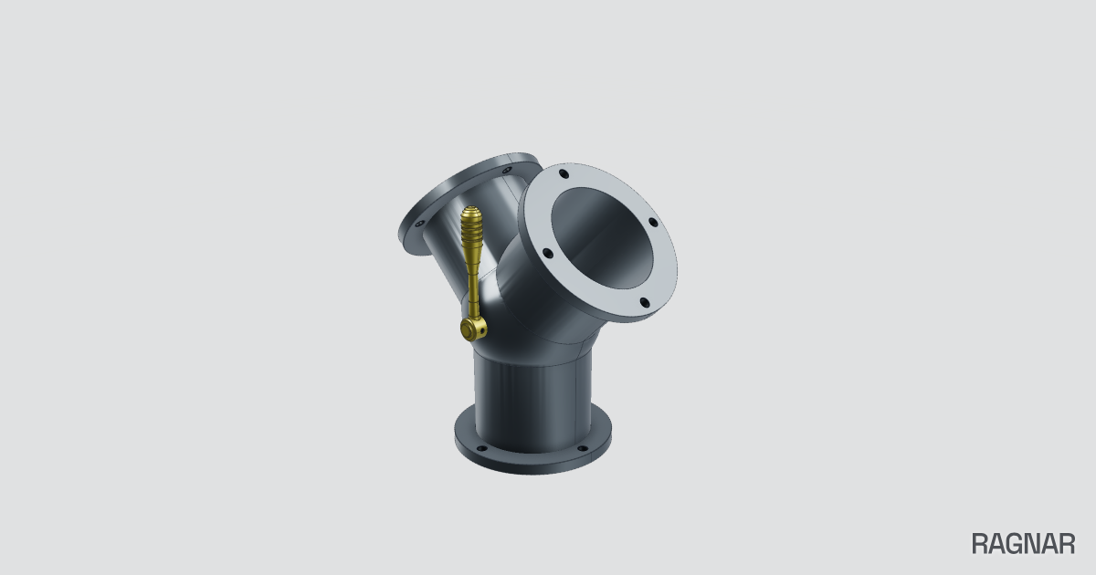 3-way flapper valve