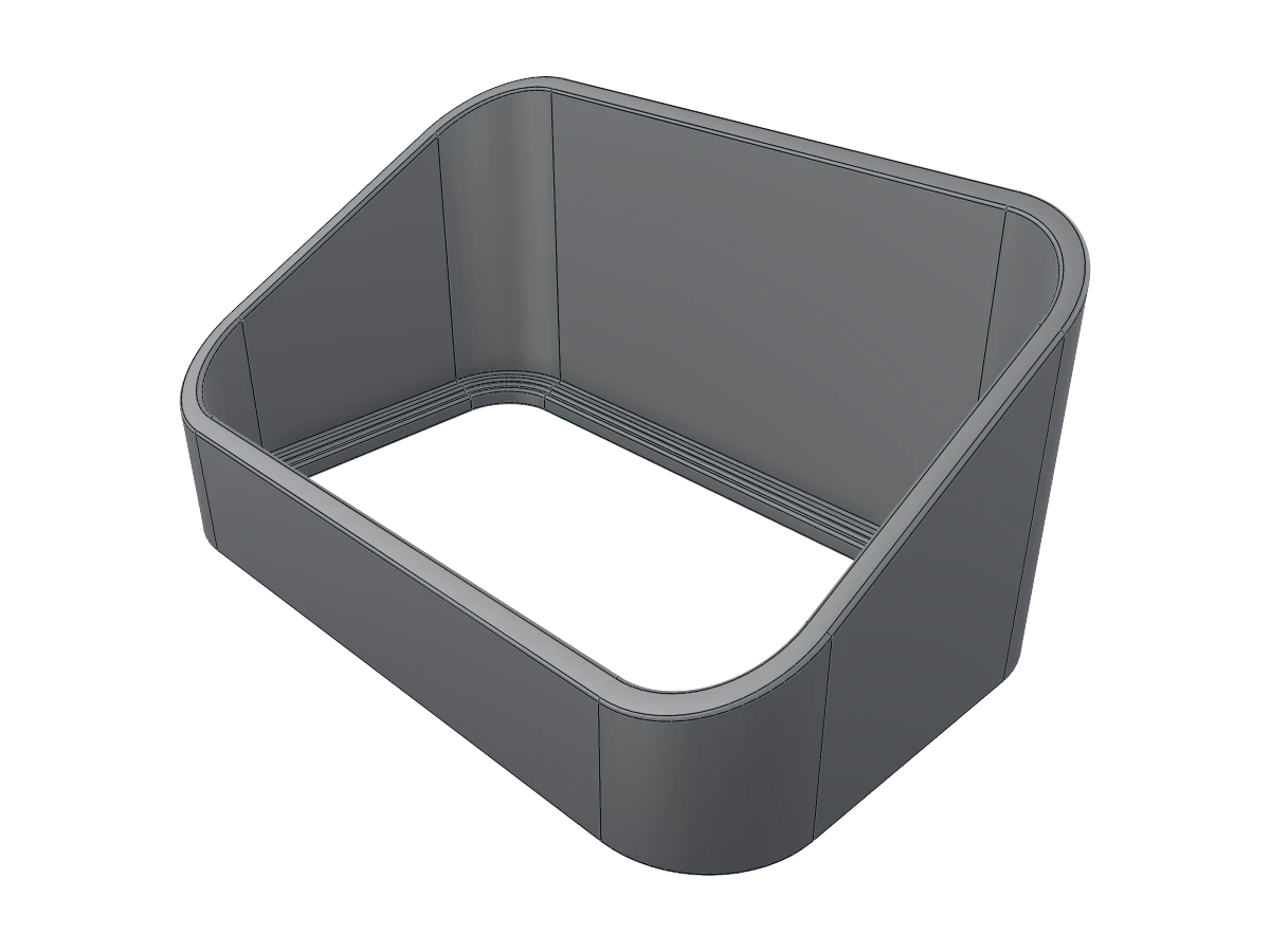 Sloped TPU Protective Frame