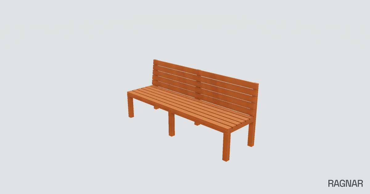 Wooden Outdoor Sofa